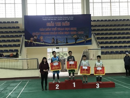 Chúc mừng đội bóng rổ nam trường TH Thanh Xuân Bắc đã đạt giải Nhì trong giải bóng rổ thanh thiếu niên cấp quận năm học 2020-2021.